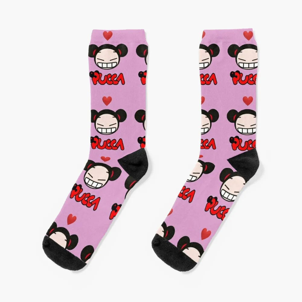 

Pucca Socks floral new in's bright garter Socks For Women Men's
