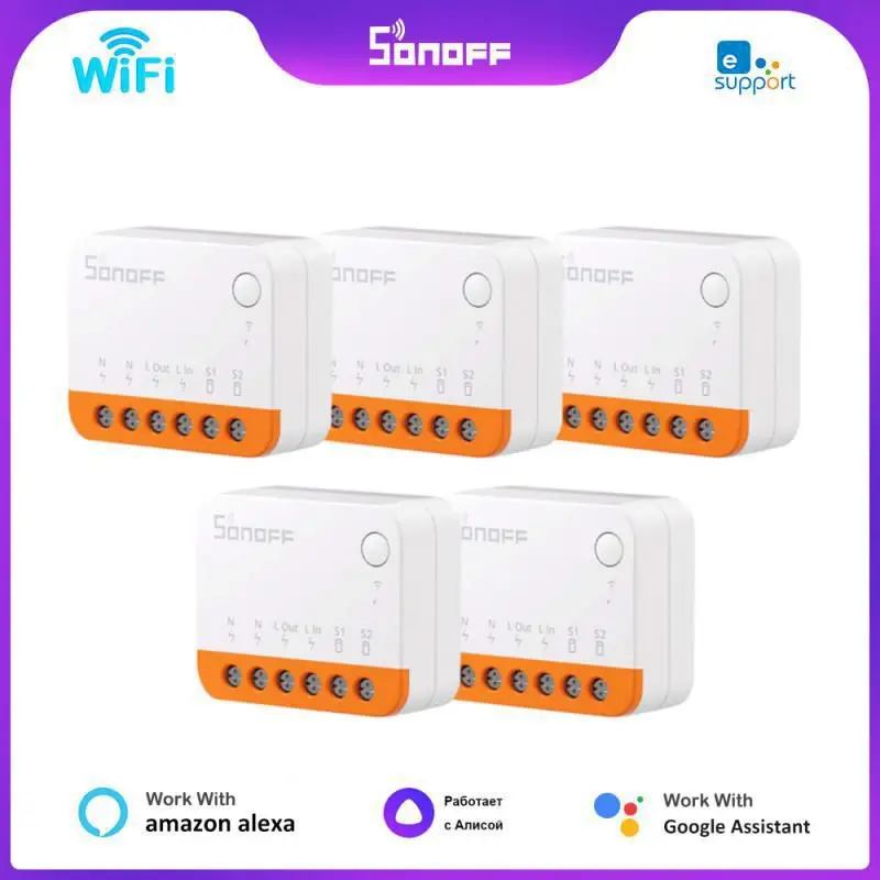 1/3/5Pcs Sonoff R4 / R3 / R2 Mini Wifi Switch Mini Extreme Smart Home Modulo Telecomando Vocale Alexa Google Home Alice Itead