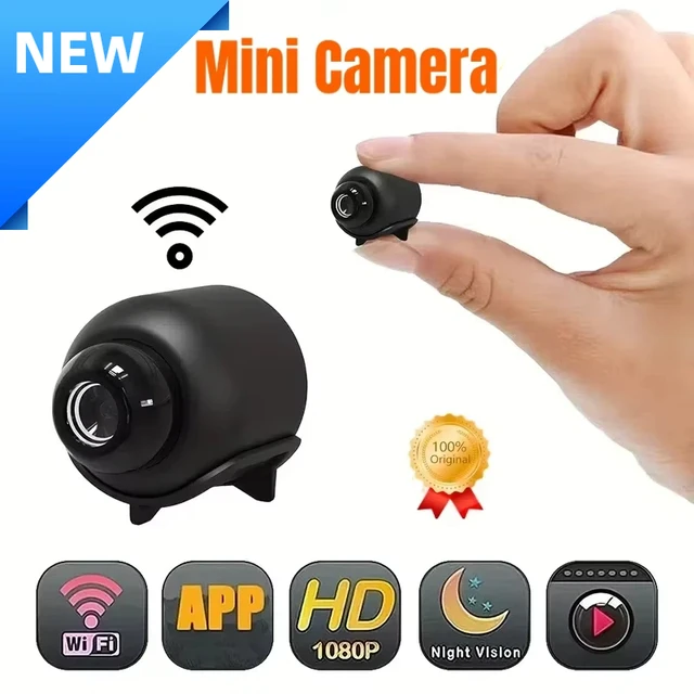 X5 Mini Camera 1080P Clear Night Vision Lightweight Portable Premium Cams Motion Detection Wireless WiFi Surveillance Cam 2026