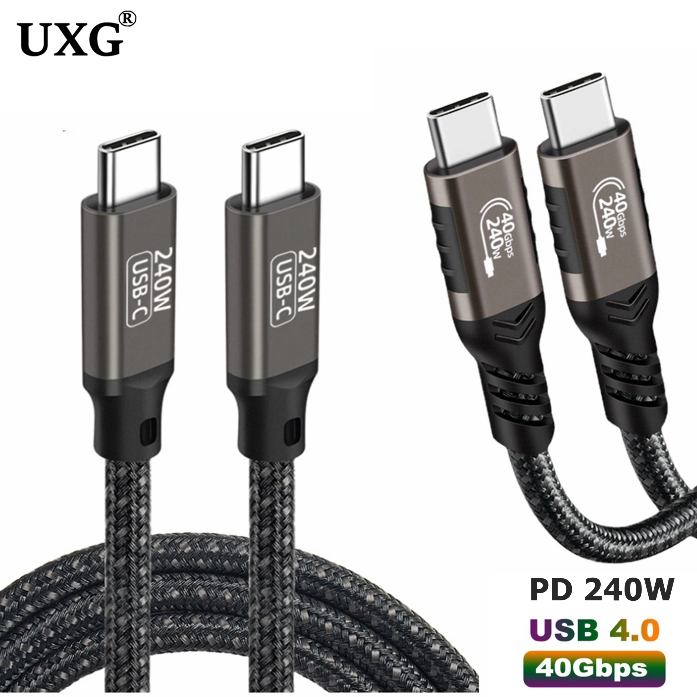 3m2mThunderbolt4CableUSB4Data40GbpsPD240W5AChargeWireDP5K