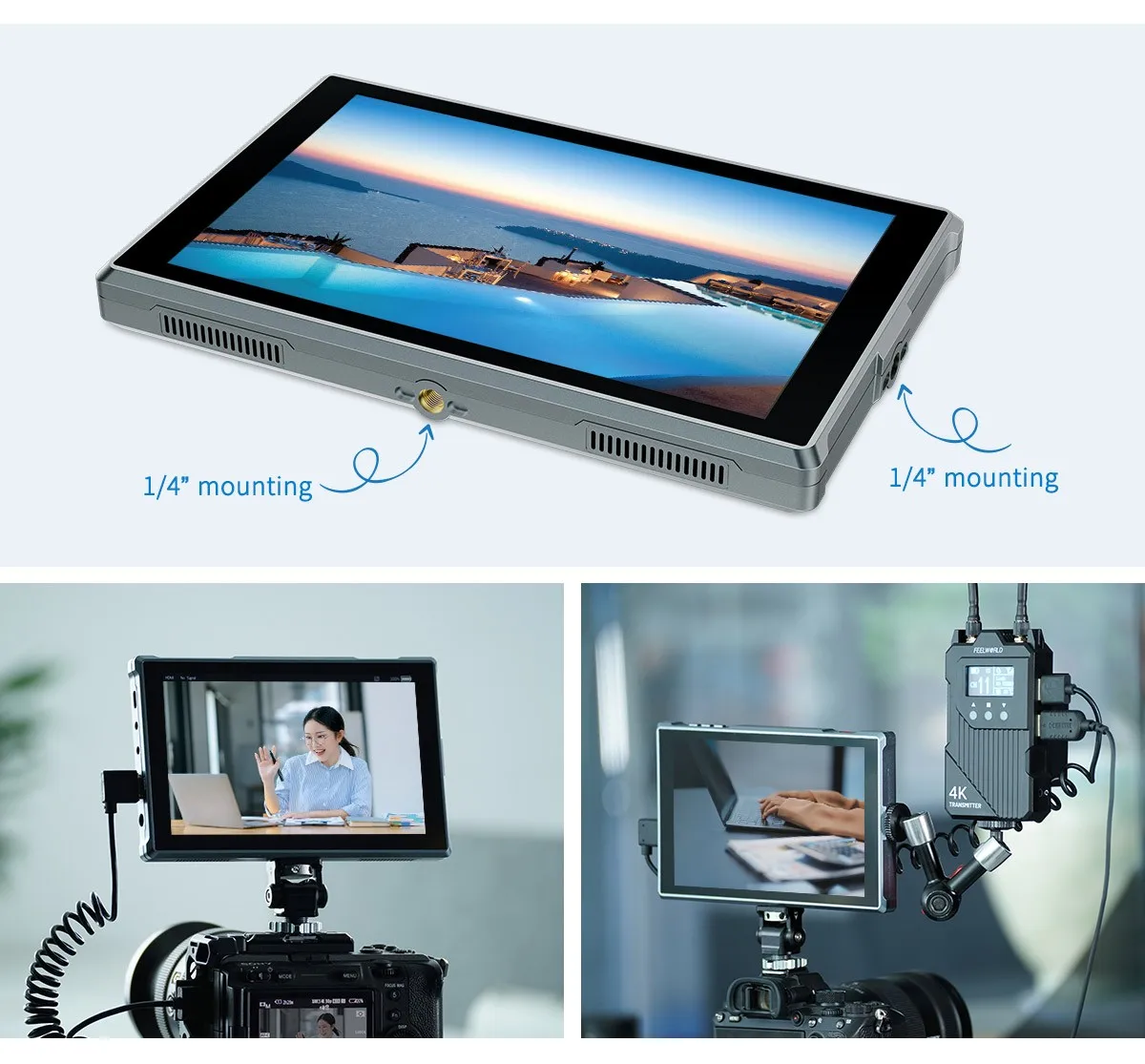 FW759 PRO 7" IPS HDMI On-Camera Touchscreen Camera Monitor