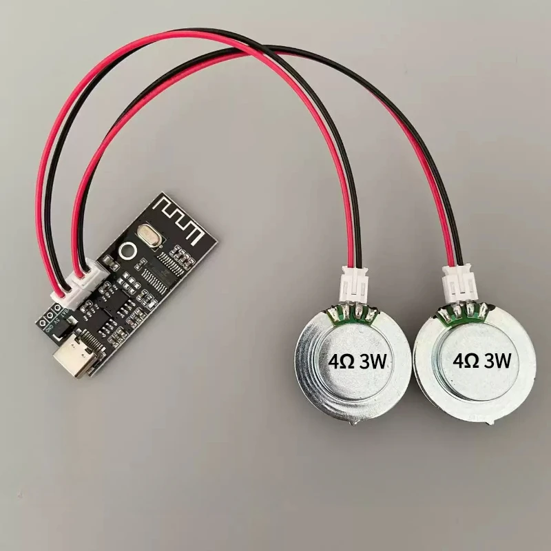 SOTAMIA 27mm Resonance Vibration Speaker 4 Ohm 3W DIY Bluetooth Speaker 5Wx2 Bluetooth Power Amplifier Audio Receiver Module 4