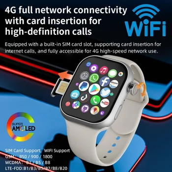 VP19 Pro Smartwatch Touch ID 2.29inch Amoled Android S11 Plus Smart Watch With 8MP Rotary Camera GPS WIFI NFC Google Play Store 1