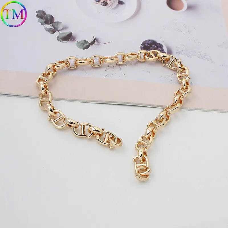 1-5Meter 4Clolors  Alloy Metal Silver Bag Chains For Women Crossbody Bag Shoulder Bag  Handbag Strap Diy  Bag Chain Accessories