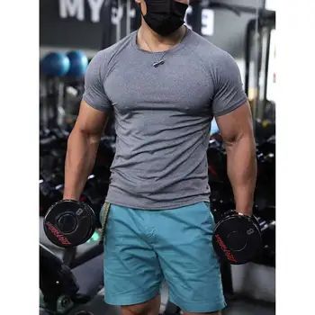 T-shirt sportiva a maniche corte da uomo per la corsa