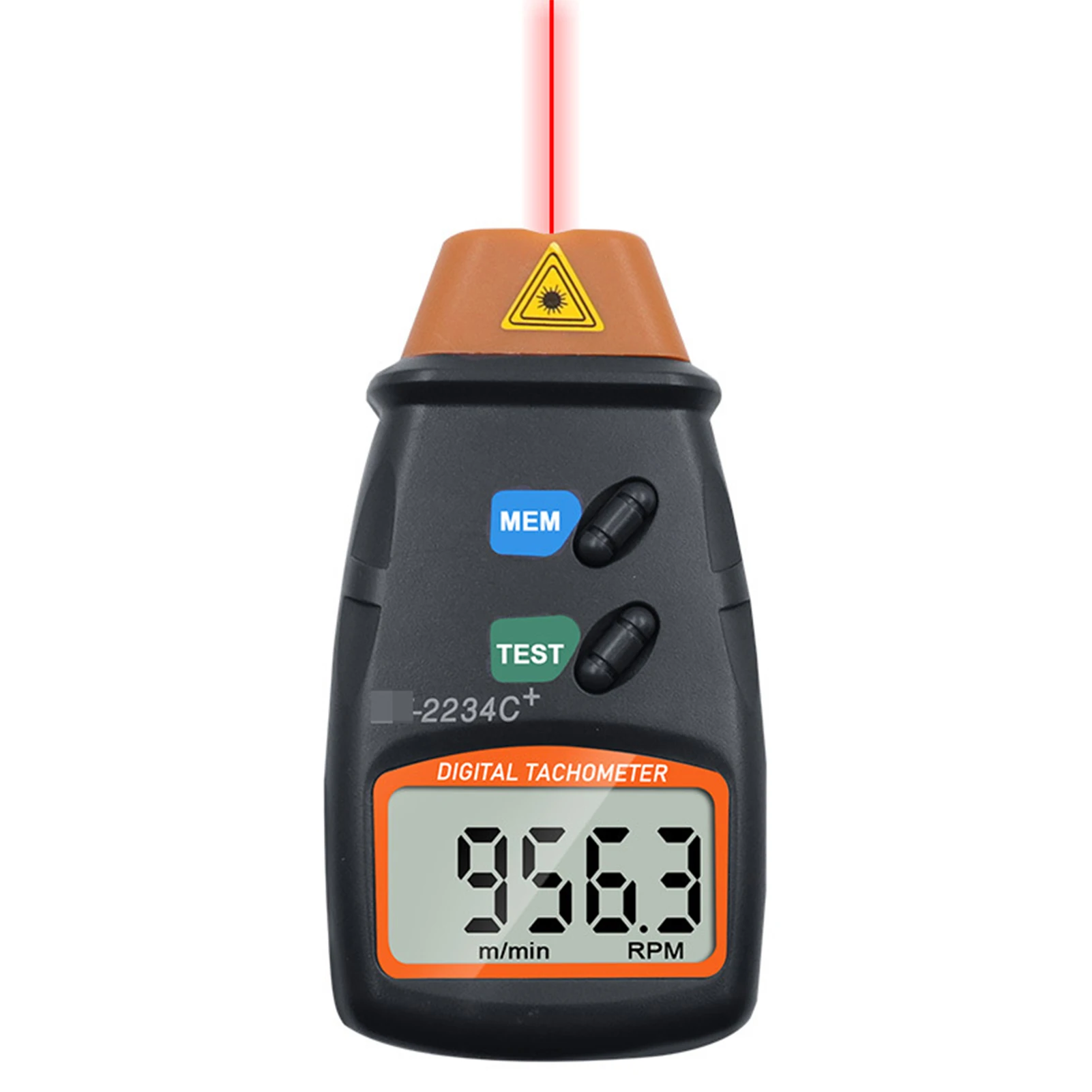 디지털 타코미터 2.5-99999RPM 모터 팬용 비접촉식 핸드 헬드 레이저 회전 속도계 세탁기 자동차