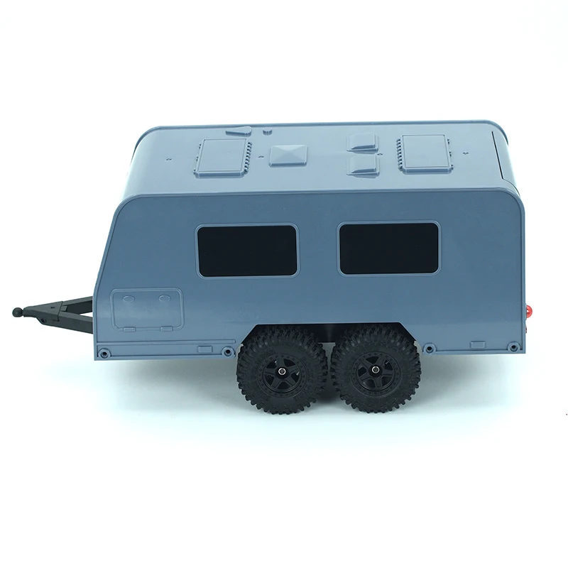 Wohnwagen-Anhänger RC 1/18 für Crawler TRX4M - Grün