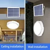60W-500W LED Solar Ceiling Lights Outdoor Waterproof Solar Light with Remote Control Corridor Garden Zero Power Consumption Hot 5