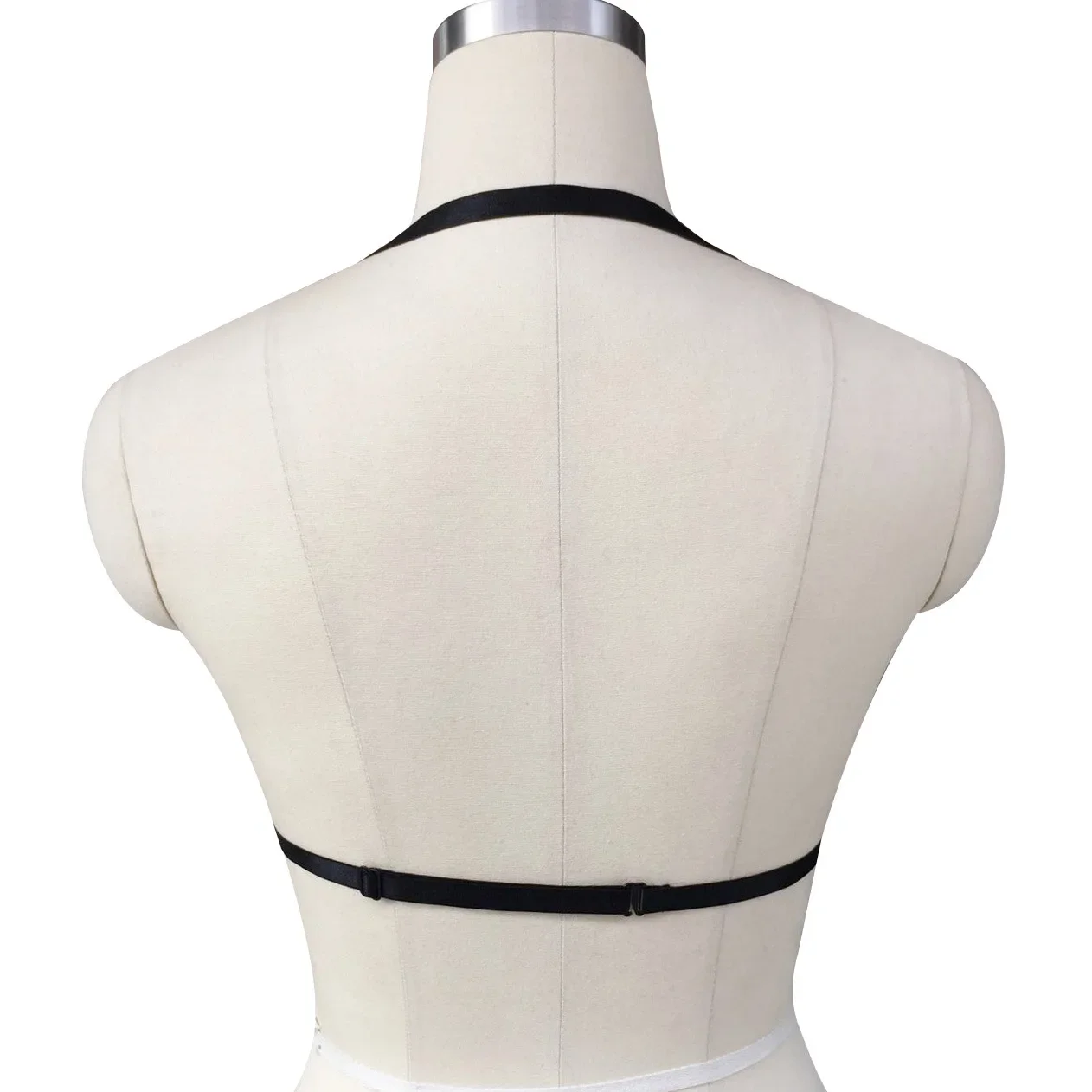 Sexy Bamboo Binding Strapless Bra Chinese Design Exposed Nipple Neck Hanging Underwear O0226 for Unique And Special Use