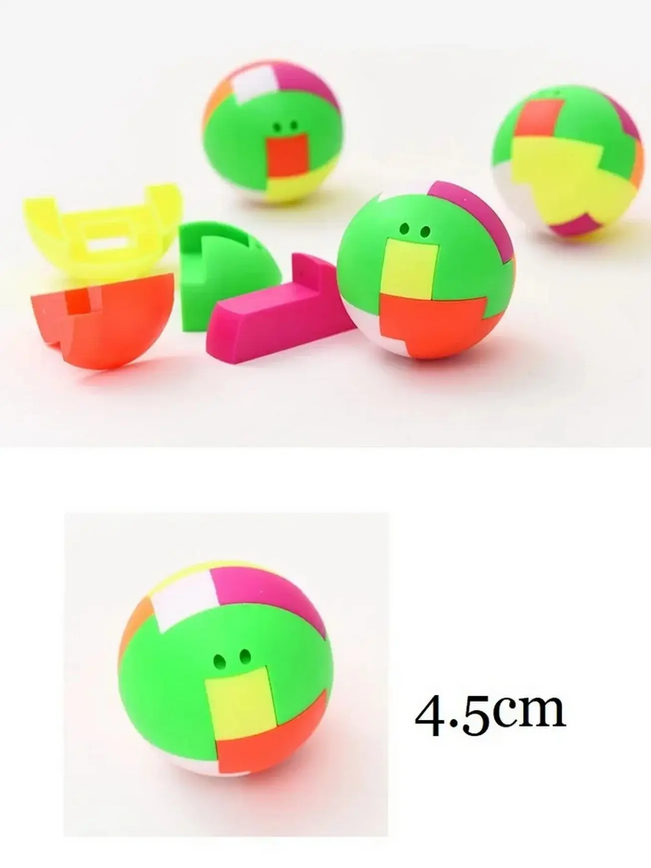 1pc building blocks toys classic Birthday gift  intelligence Educational toy interlocking keychain 6