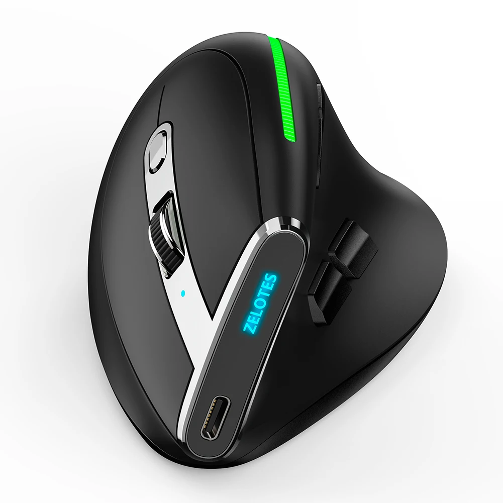 ergonômico mouse vertical sem fio direita da mão esquerda computador jogos ratos óticos usb para computador portátil