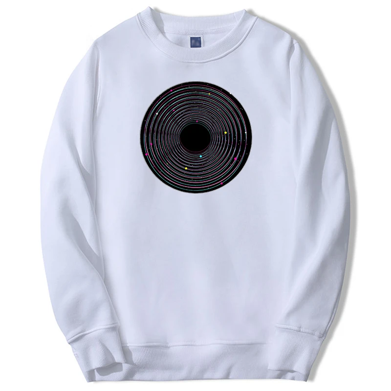

2024 Autumn Winter Men Fleece Fitness Solar system Hoodies Sweatshirt Hip Hop Fitness Sportswear Mens Casual Hoody