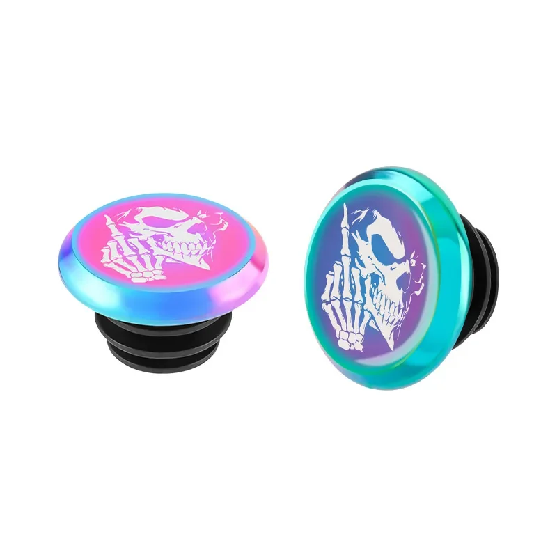 Premium Aluminum Alloy Handlebar End Caps for Bicycles - Durable and Stylish Finish
