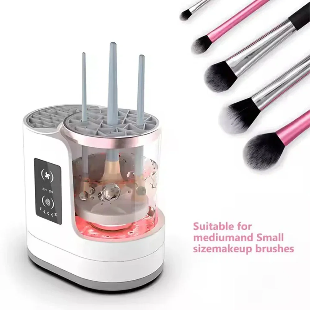 Description Picture 6 of itemAutomatic Makeup Brush Cleaner Electric Makeup Brush Quick Dry Cleaning Tool Makeup Remover Brow Pencil Brush Special Cleaner