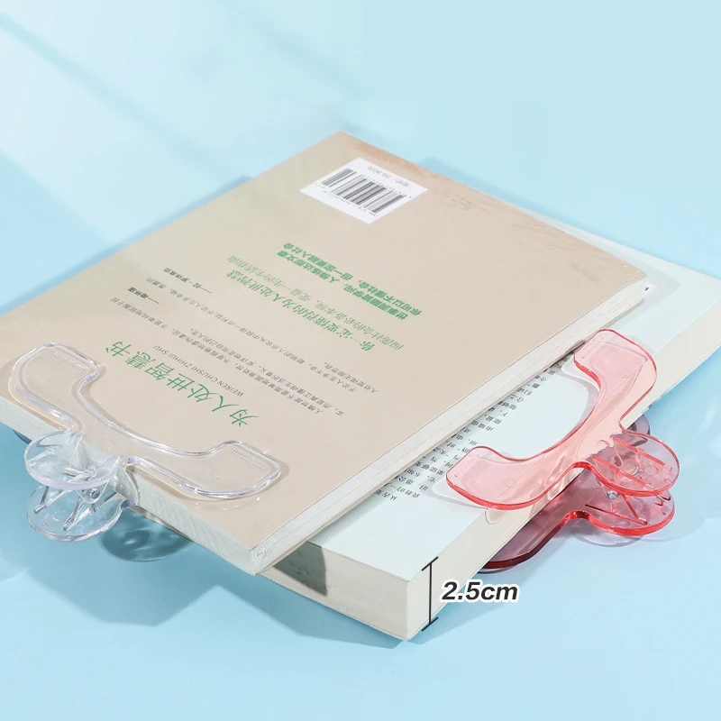 1pcs 책 클립 간단한 독서 스탠드 참고 클램프 안티 플립 폴더 고정 독서 홀더 책상에 대 한 사무실 연구 도구
