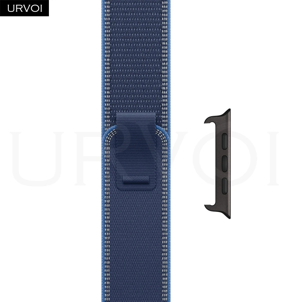 URVOI Nylon Weave Trail Loop Band with Pull Tab Closure