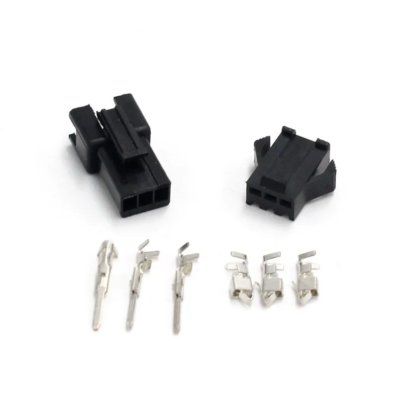 GTIWUNG 560 stuks 2,5 mm JST SM 2 3 4 5-polige mannelijke en vrouwelijke connector stekkerbehuizing connector assortiment set, 2/3/4/5-polig zwart kunststof mannelijk vrouwelijk JST-SM Housing Crimp