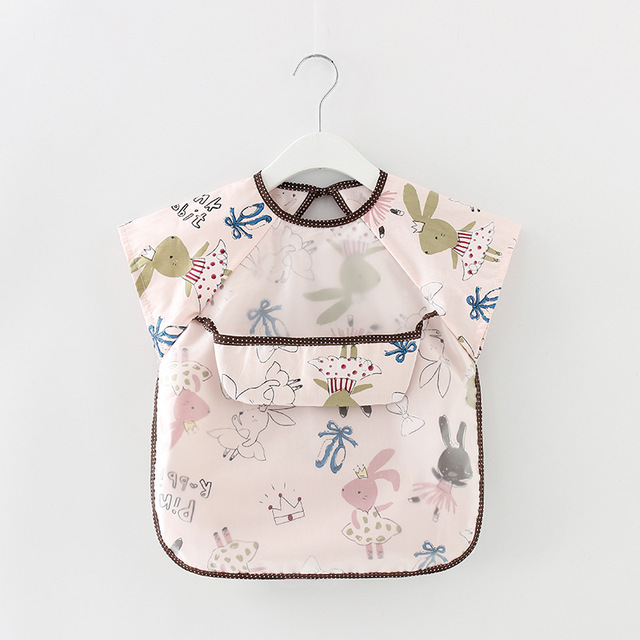 Baby Bibs EVA Waterproof Lunch Feeding Bibs Baby Cartoon Feeding Cloth Children Baby Apron Babador Bandana Summer