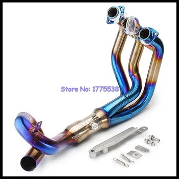 Motorcycle Exhaust Header For Yamaha MT-09 TRACER FJ-09 2015-2017 MT-09 FZ-09 2014-2020 TRACER 900/900GT 18-20 XSR900 2016-2021