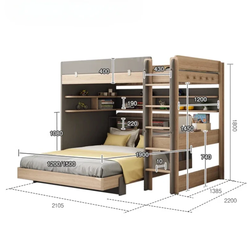 Child Hut Bed Children's Family Bunk Kids Baby Playpens Boy Berceau&zwnj; Comforters Girl Activities Bassinets Luxury Care Tools Lіko