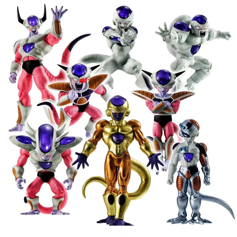 8 Pz/Set Anime Dragon Ball Figures Mecha Frieza Figurine King Cold Freezer Action Figure Pvc Model Toy Kid For Gifts