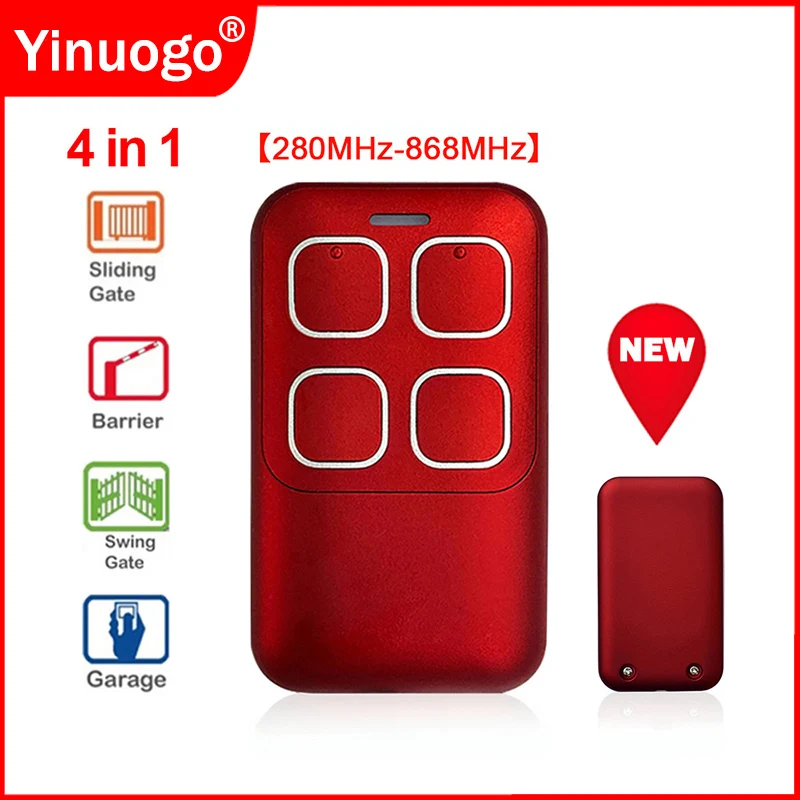 Phefop Garagentor Fernbedienung 868MHz - 100m Reichweite Kopiersender Nano Größe