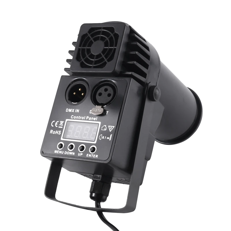 Hot-10W RGBW 풀 컬러 LED 스포트라이트 무대 조명, 음성 제어, 6 채널 분위기 조명, DMX 4 in 1