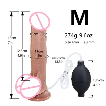 Skin Feeling Realistic Penis Soft Sexy Ejaculating Penis Dick Dildo With Suction Cup Spraying Dildo Clitoral Stimulator Sex Toys 6