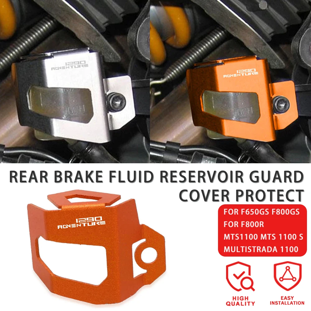 

FOR 1290 SUPER DUKE GT Motorcycle CNC Aluminum Rear Brake Fluid Reservoir Guard Cover Protect 1290 superduke gt Accessories