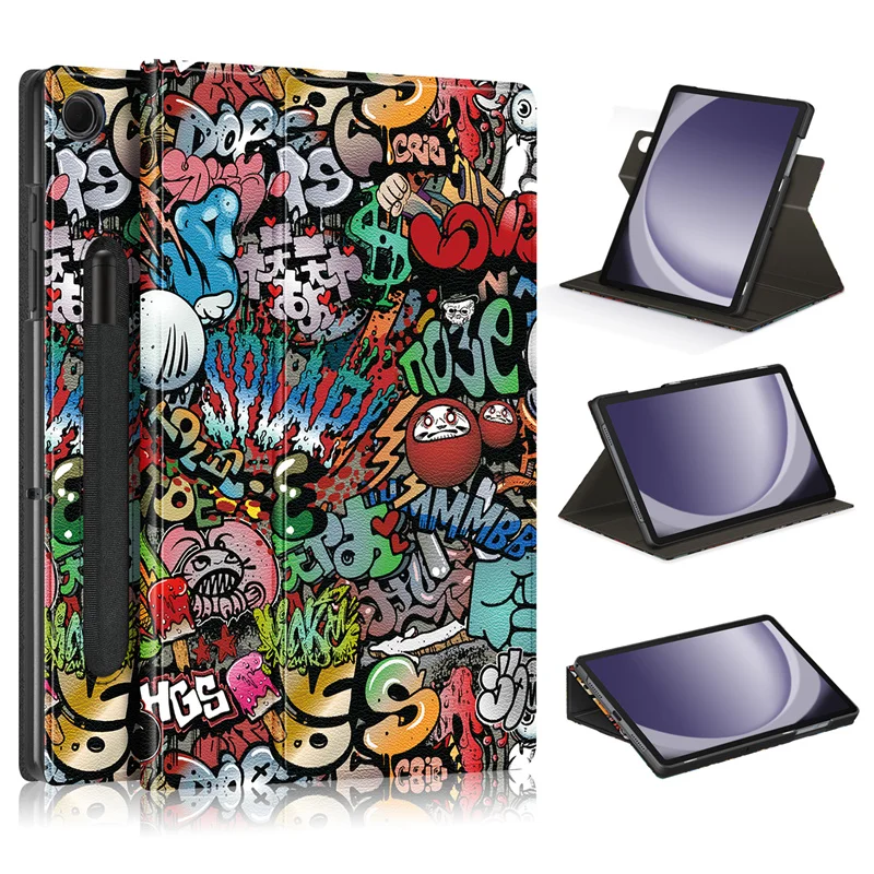 Suporte Giratório, Smart Cover para Samsung Tab A9 Plus, 360 Graus, 11