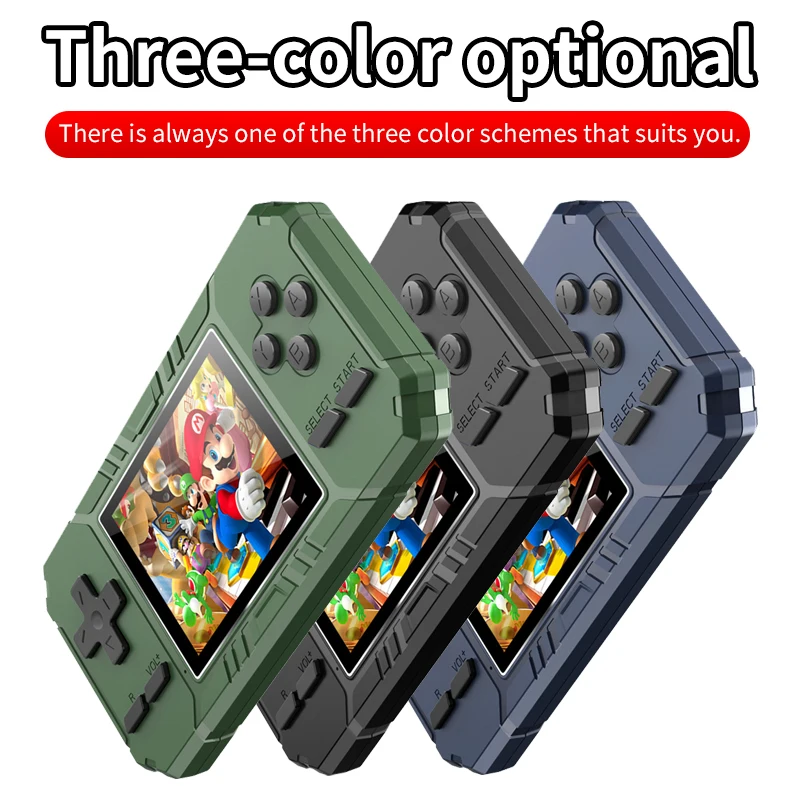 Retro Handheld Game Player 3.0 Inch Color HD LCD Screen 8 Bit Mini Portable Video Console AV Out Build-in 520 Games Kids Gift
