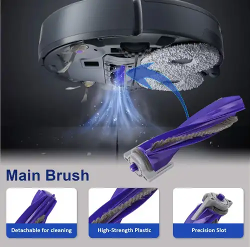 Narwal Freo X Ultra / J4 / J4 Lite Robot Vacuum Spare Parts Main Side Brushes Mop Cloths HEPA Filters Accessories - Image 2