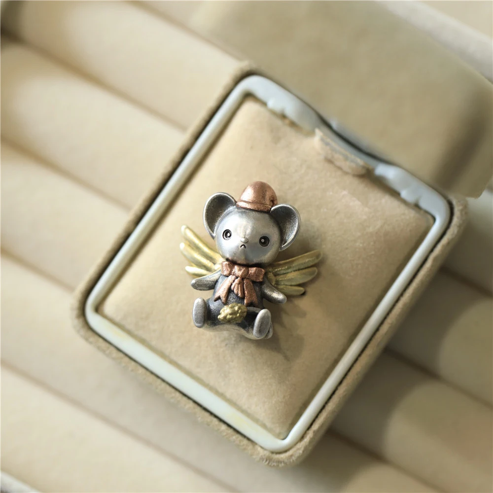 Mistletoe 925 Sterling Silver Vintage Cartoon Characters Astronaut Cat  Pendant Dangle Jewelry - AliExpress