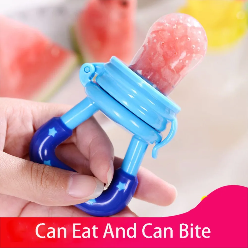 Baby Bite bag silicone pacifier silicone feeding spoon silicone fruit feeder silicone baby feeding bottle