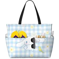 Waterproof Sanrio Cinnamoroll Beach Tote Pool Bags for Women Ladies Extra Large Gym Tote Carry On Bag for Vocation Travel 1