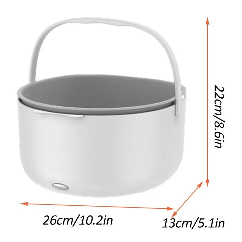 Electric Fruit Vegetable Washing Basket Electric Kitchen Ingredient Purifier Portable Fruit And Vegetable Cleansing Machine For