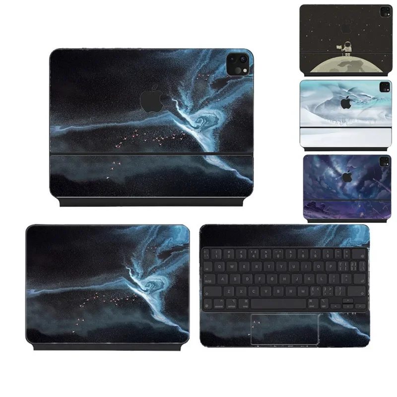 Anti Impressões Digitais Adesivos de Decalque de Vinil Impermeável Pele para Magic Keyboard Folio Ipad Pro 11 12.9 10.9 2023 2023 2023