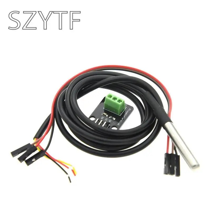 DS18B20 Temperatur Sensor Modul Kit Wasserdichte 100CM Digitale Sensor