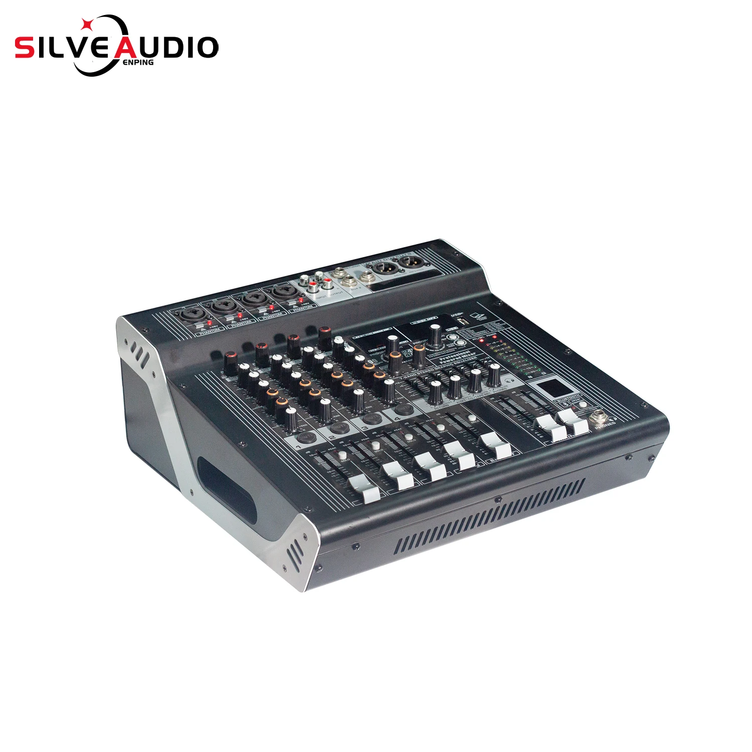 GAX-NX4 Professional 4 Channel Power Mixer Amplifier 400W*2 USB