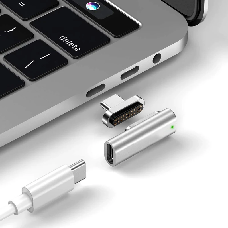 (NEW) 20Pins Magnetic USB C Adapter Type C Connector USB PD 100W Quick Charge 10Gbp/S Data For Type Device