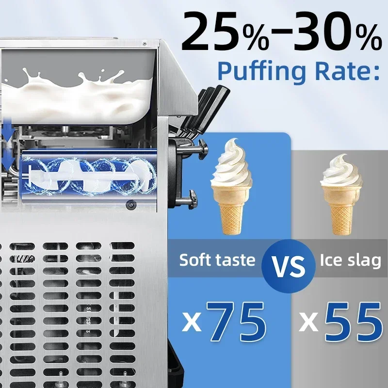 VEVOR Commercial Soft Serve Ice Cream Maker
