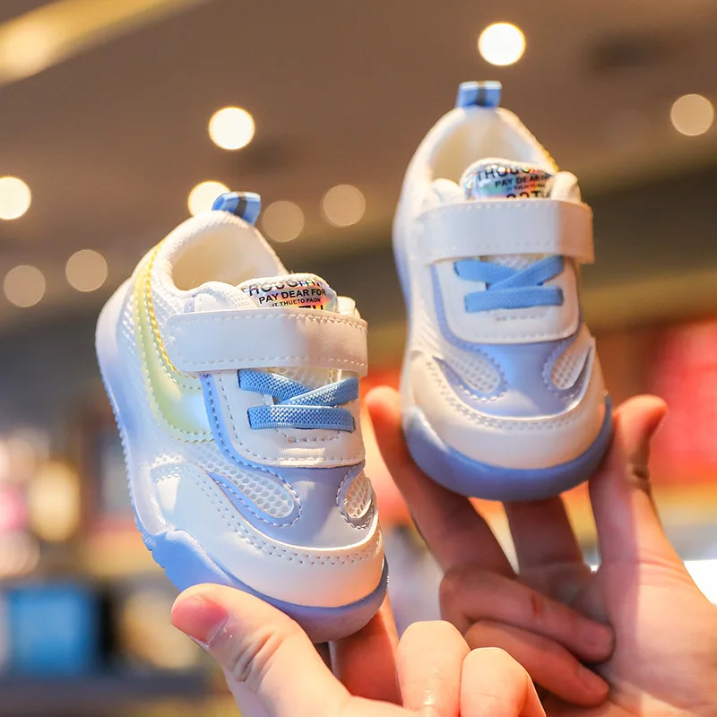 Children's Shoes Baby Soft Sole Sports Shoes Walking Shoes, Spring Autumn Mesh Fabric Anti Slip Casual for Boys Girls Kids