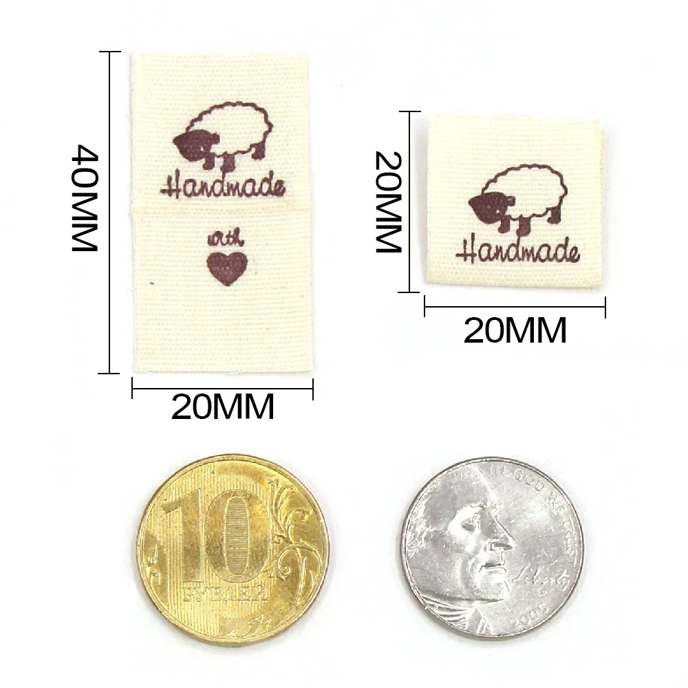 Cloth Garment Labels Cartoon Sheep Shape Sewing Accessories