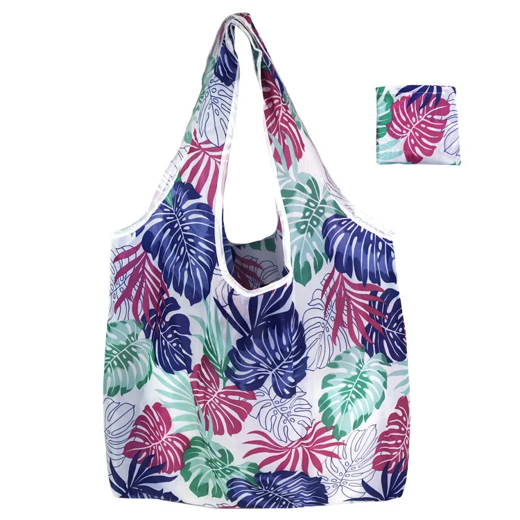 Floral Eco-Friendly Reusable Shopper Tote Bag