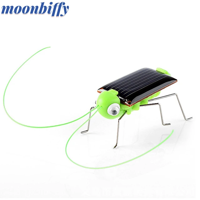 Solar grasshopper Educational Solar Powered Grasshopper Robot Toy required Gadget Gift solar toys No batteries for kids  gifts 1