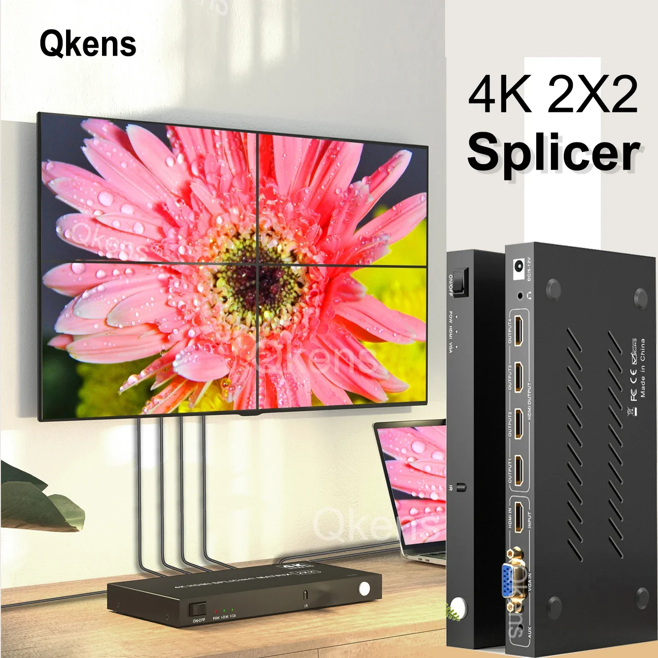 HDMI   Ʈѷ, VGA   μ, Ƽ ũ μ, TV  й, 4k, 2x2, 1080P, 1x2, 1x3, 1x4, 2x1, 3x1, 4x1