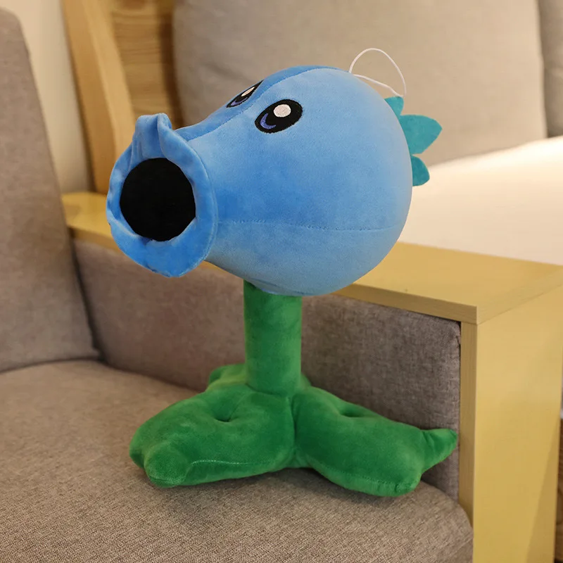 Plants vs Zombies knuffels: Zonnebloem, Walnoot, Erwtenkanon, Kersenbom, Aardappelmijn, Chomper. Pluche poppen, perfect als verjaardagscadeau._voghion.com
