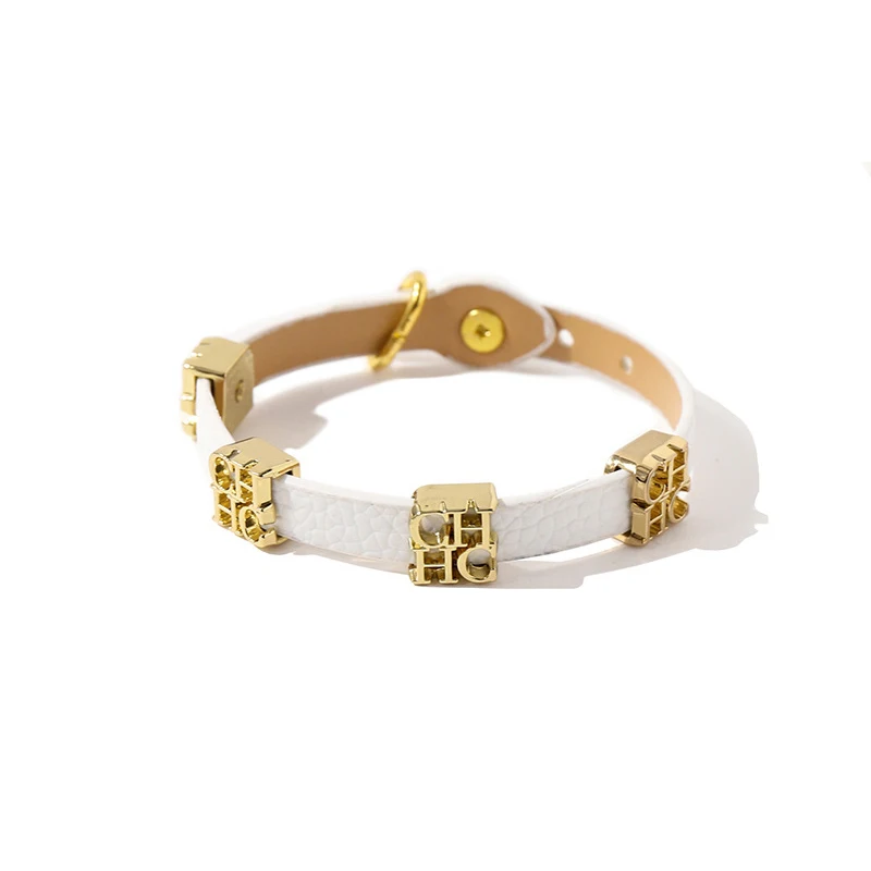 Women  Vintage Simple Classic Versatile Stainless Steel Cortex Bracelets Lover Friend Fashion Gift