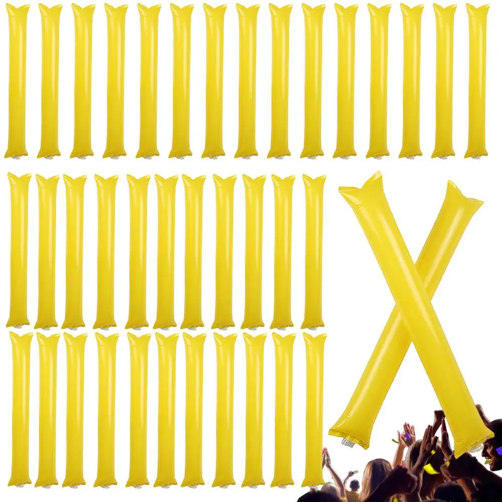 Description Picture 2 of itemThunder Sticks Noise Maker 40 Pieces Cheerleading Sticks Cheer up Toys Portable Party Cheering Stick Cheer Clapper Noise Makers