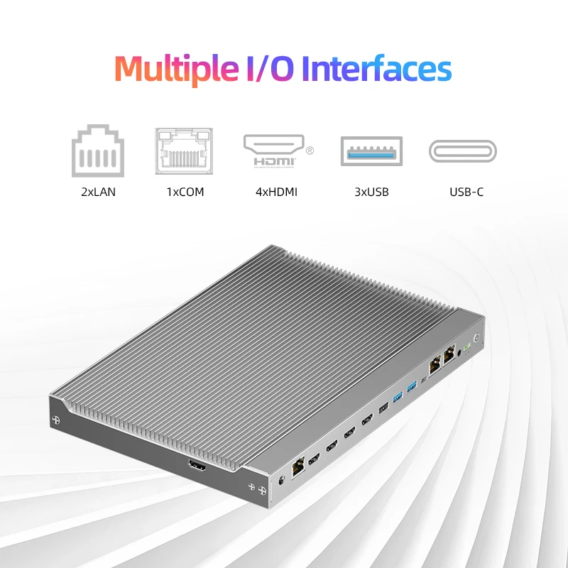 Maxtang SXRL 20 Mini Pc I5 1235u DDR4 32GB 1TB 4HDMI 2LAN